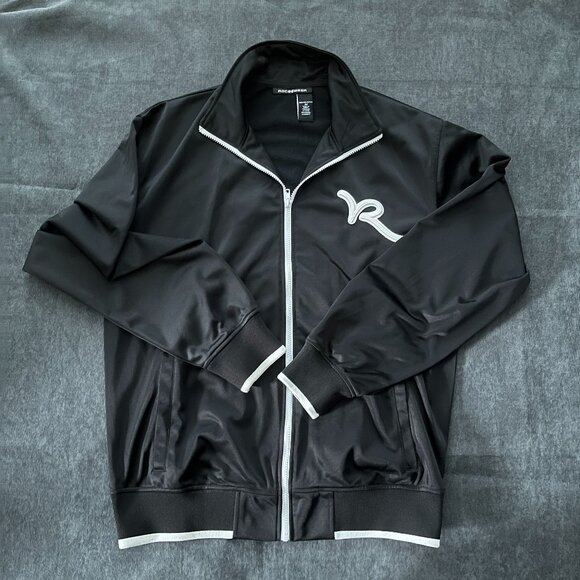Rocawear Vintage Black Track Jacket (M) - Picture 1 of 4